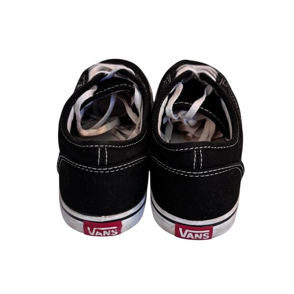 Vans Women's Black Canvas Lace-Up Sneakers Size 7.5 US Skater Streetwear Retro - Picture 3 of 11